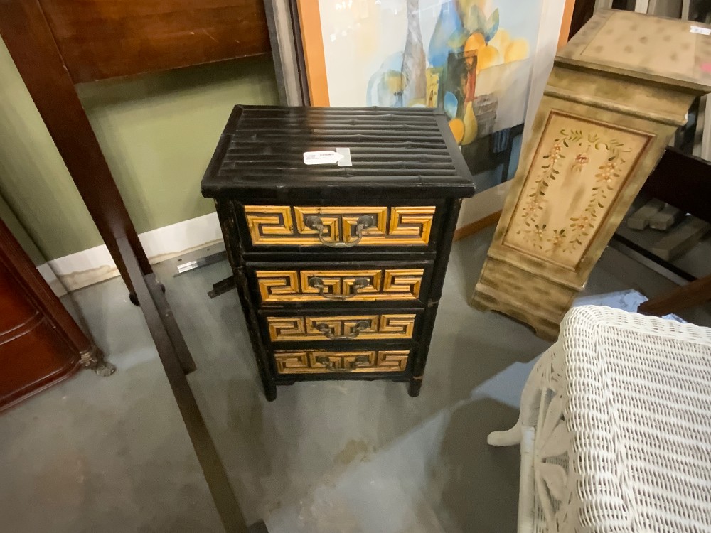 Black Bamboo Table
