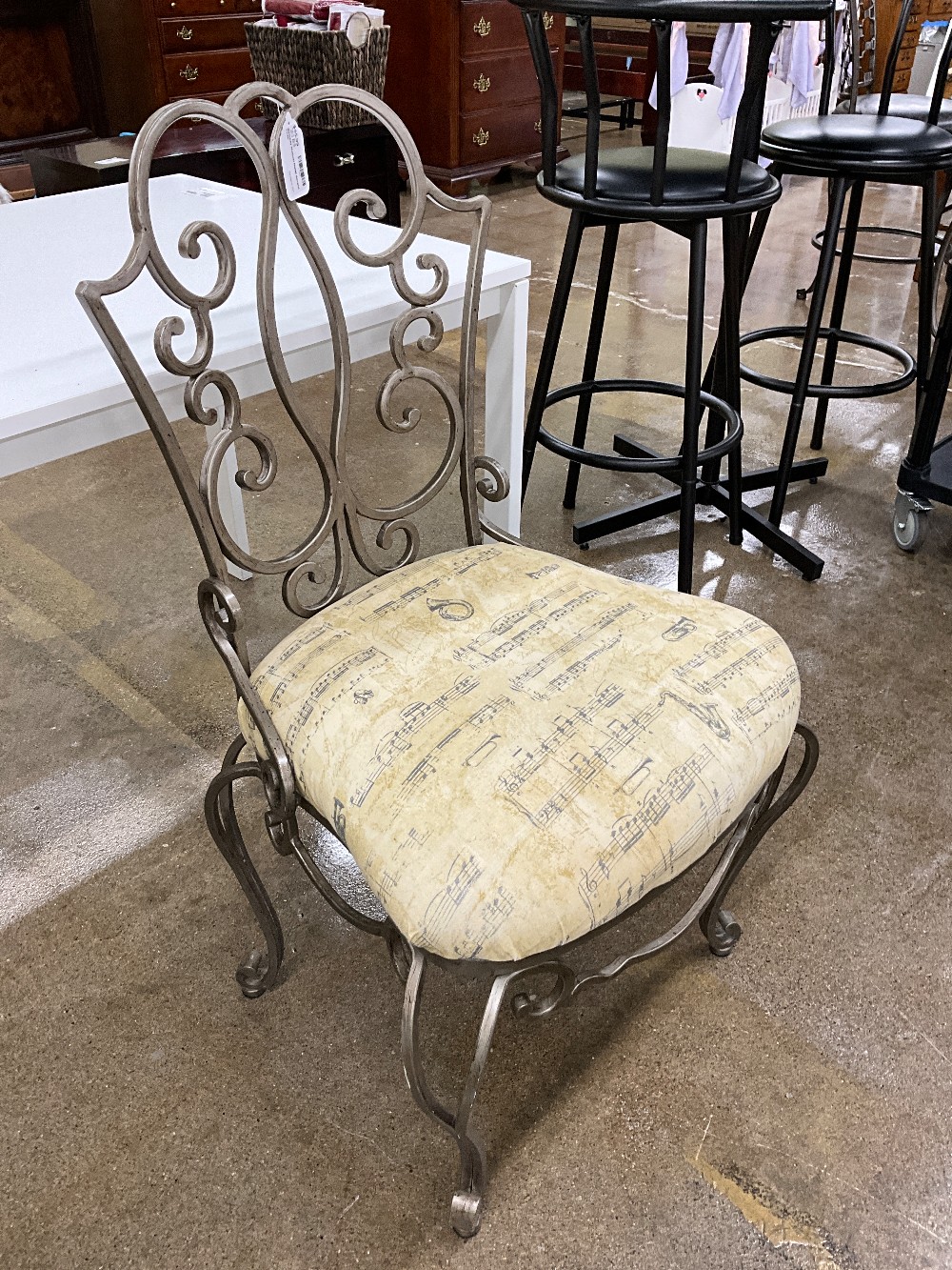Bombay Musical Metal Accent Chair
