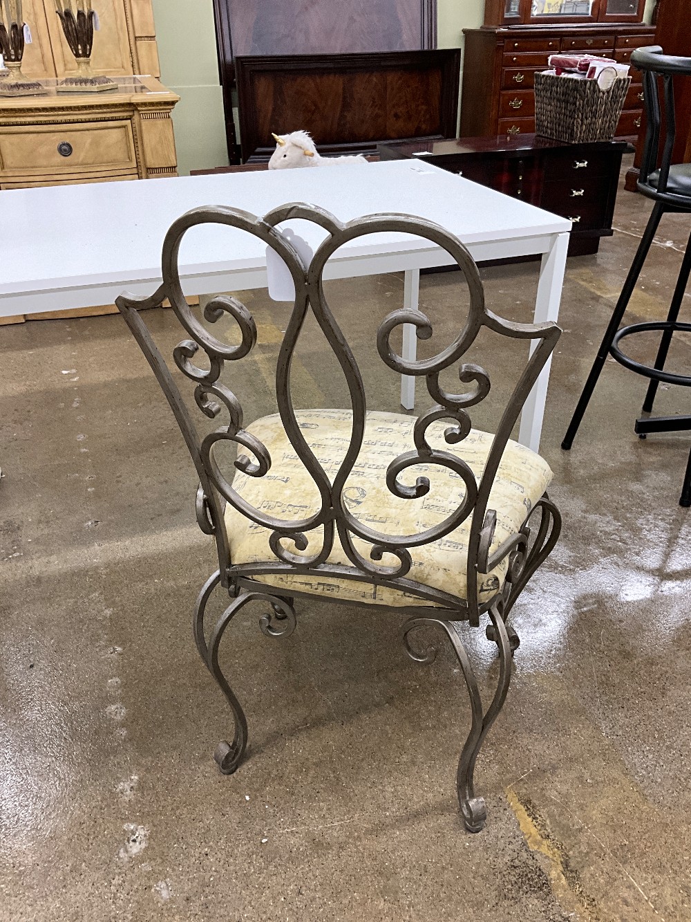 Bombay Musical Metal Accent Chair