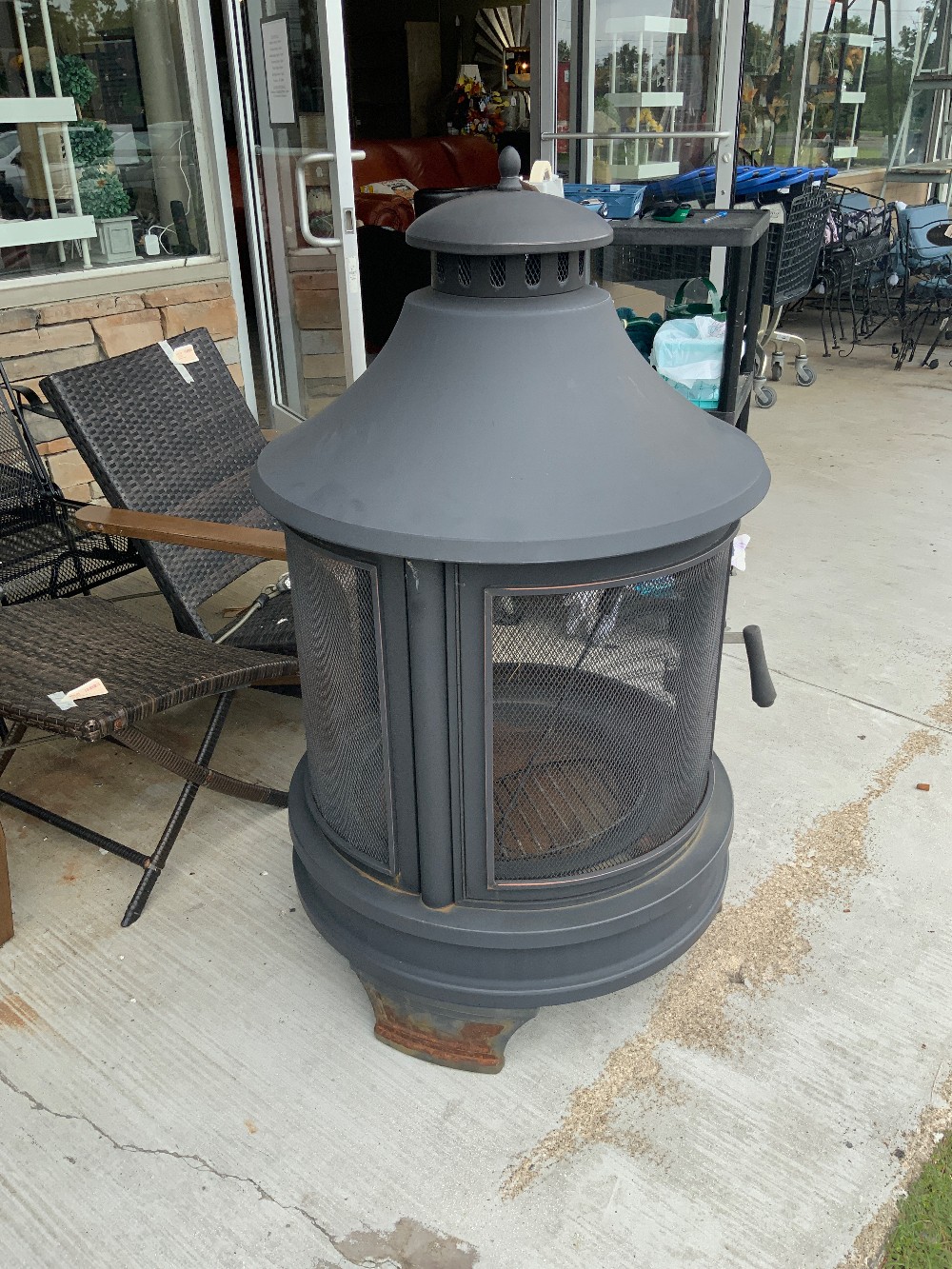 Large Metal Fire Pit