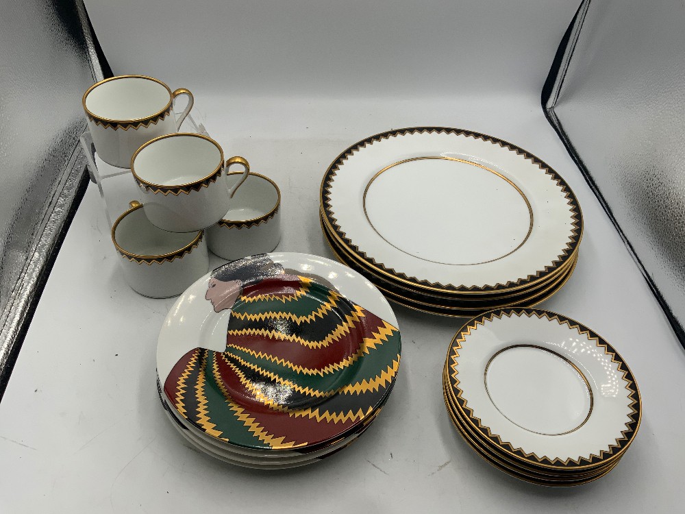 Fitz/Floyd  Taos Pattern Set of 4