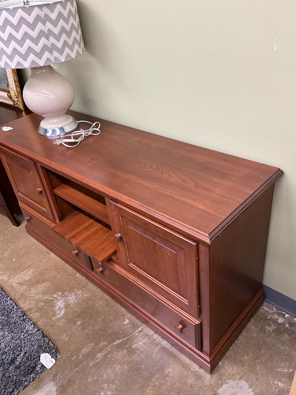 Solid Wood Entertainment Center