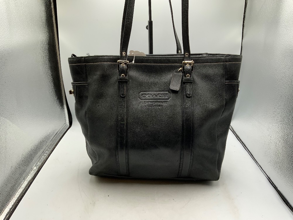 Black Coach Tote