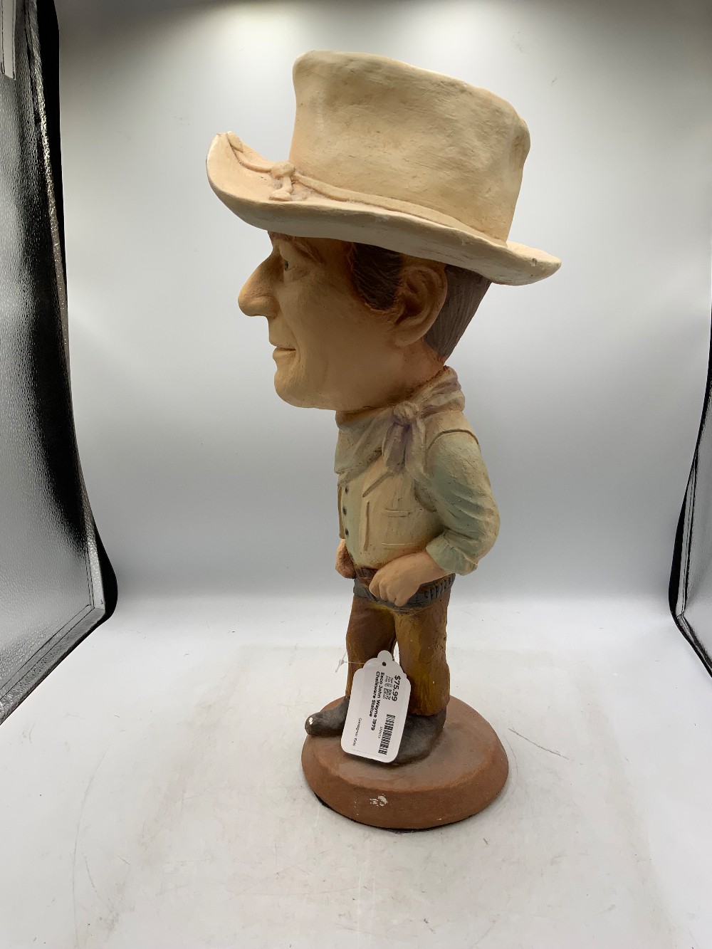 Esco John Wayne 1979 Chalkware Statue