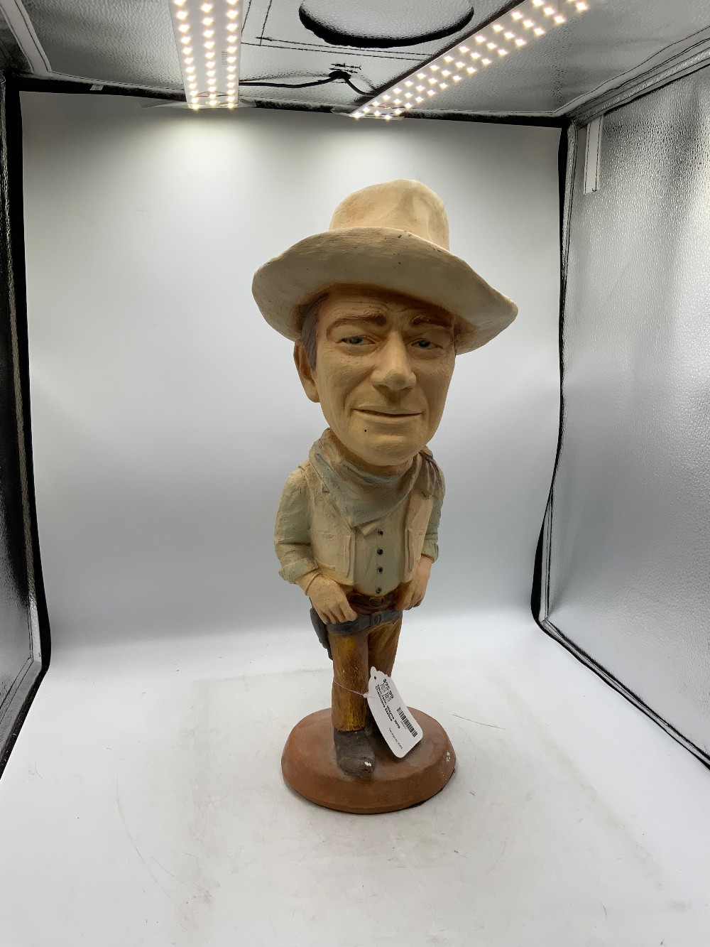 Esco John Wayne 1979 Chalkware Statue