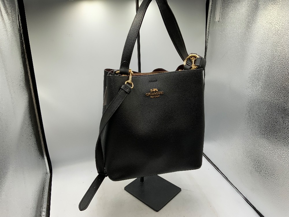 Black Coach Bucket Bag