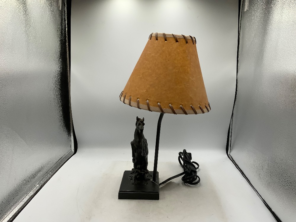 Bucking Horse Lamp