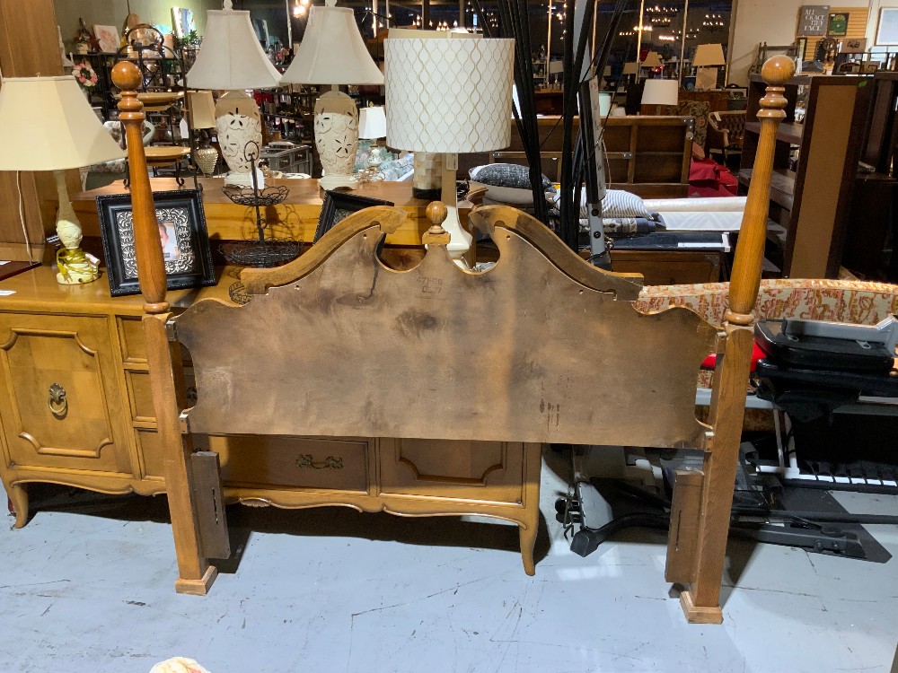 Queen/Full Size Oak Headboard