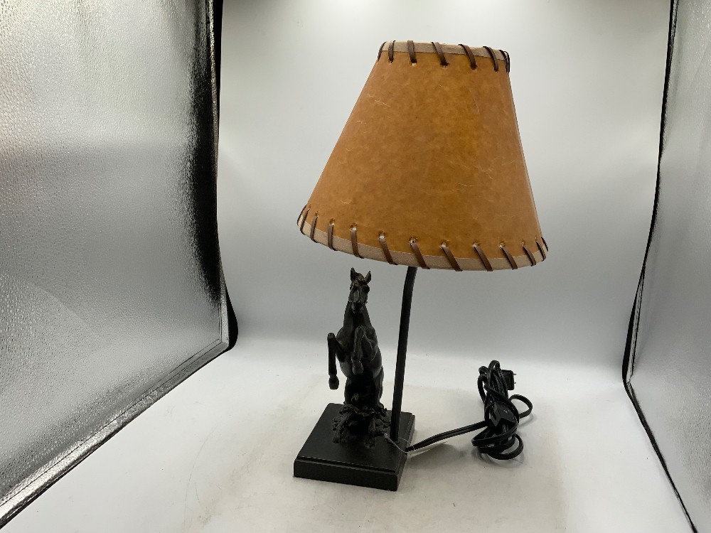 Bucking Horse Lamp