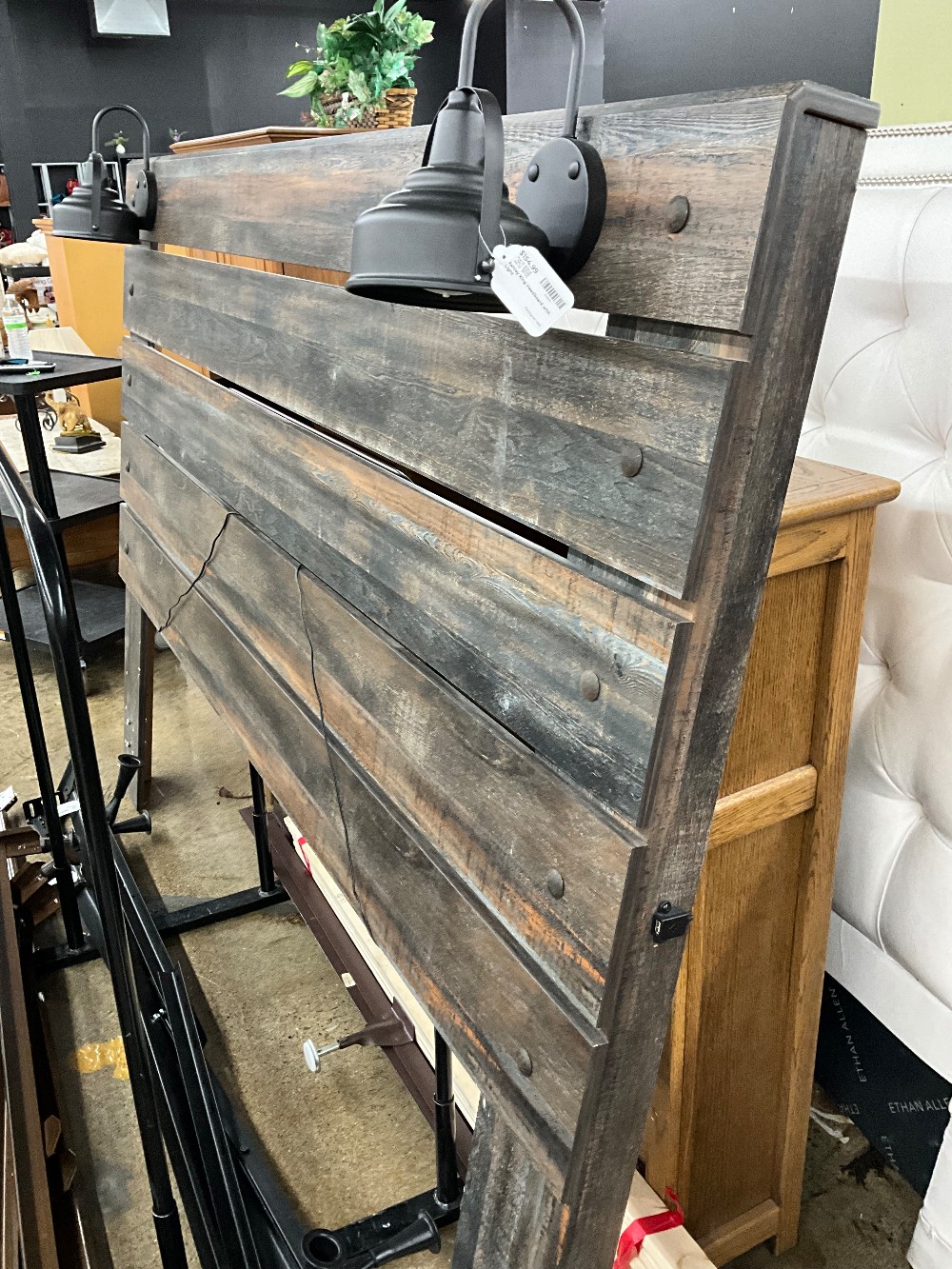 Ashley King Headboard with Light