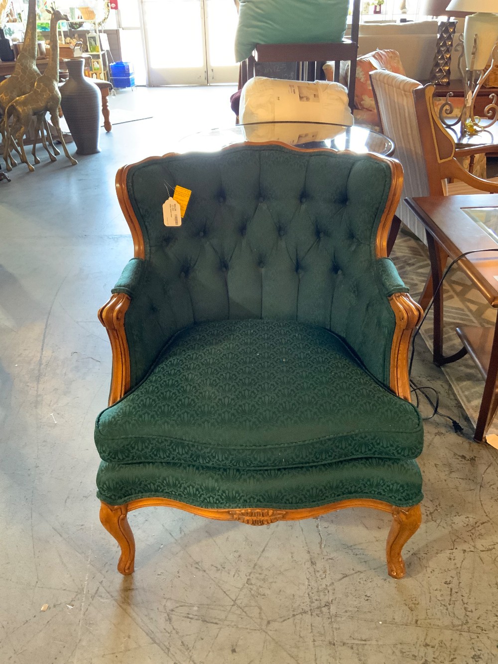 Green Accent Chair