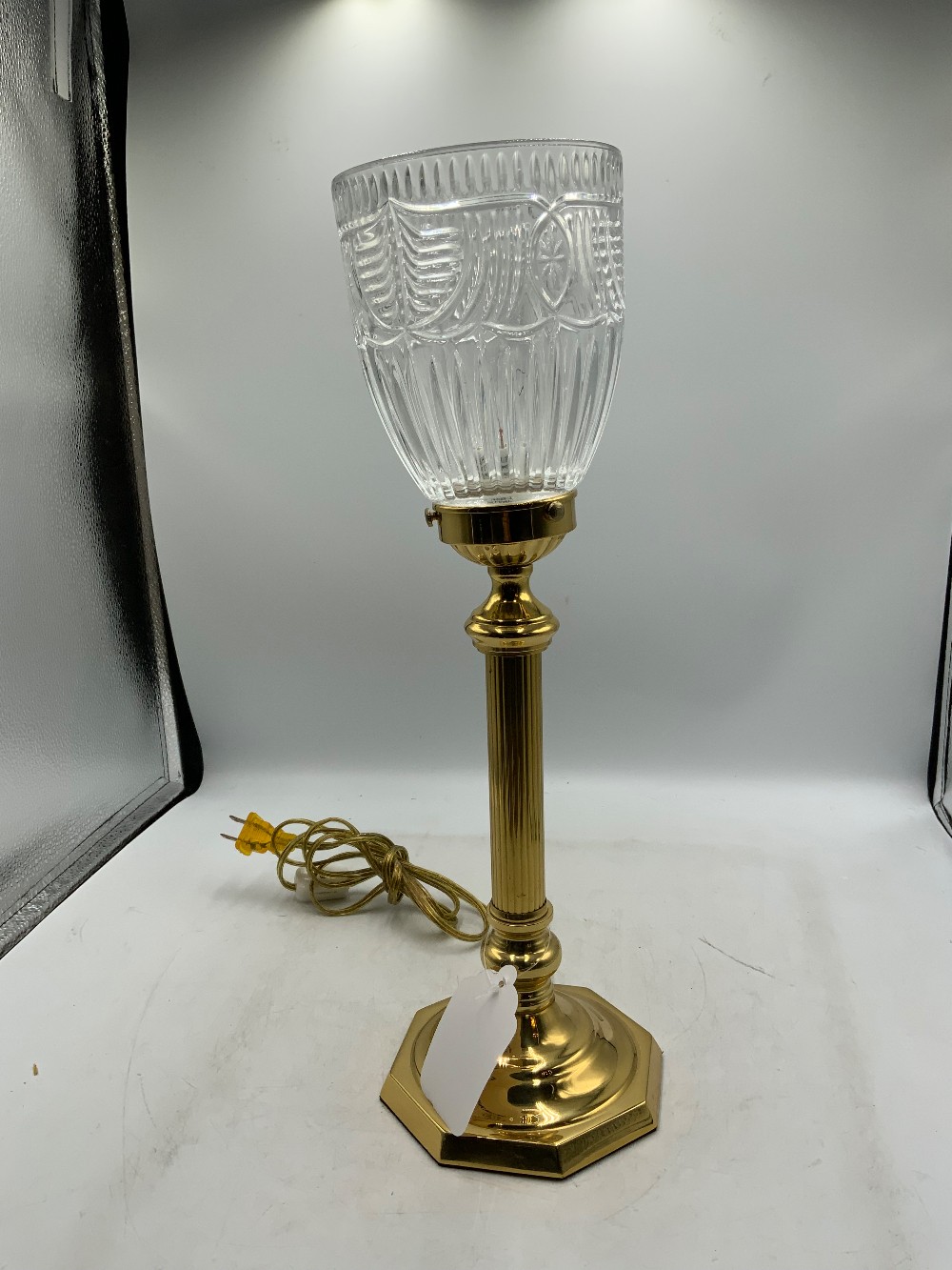 Brass / Glass Lamp