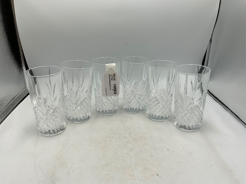 Crystal Glasses Set of 6