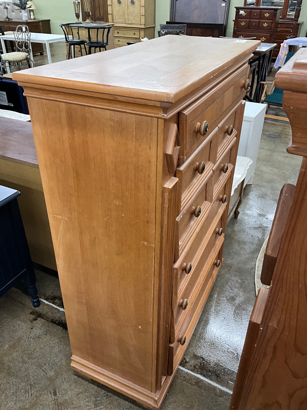 Light Wood Chest of Drawers