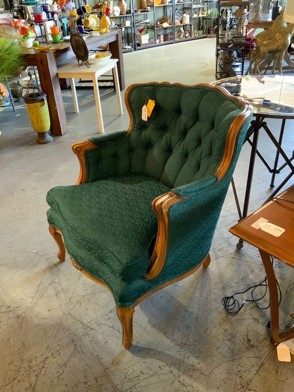 Green Accent Chair
