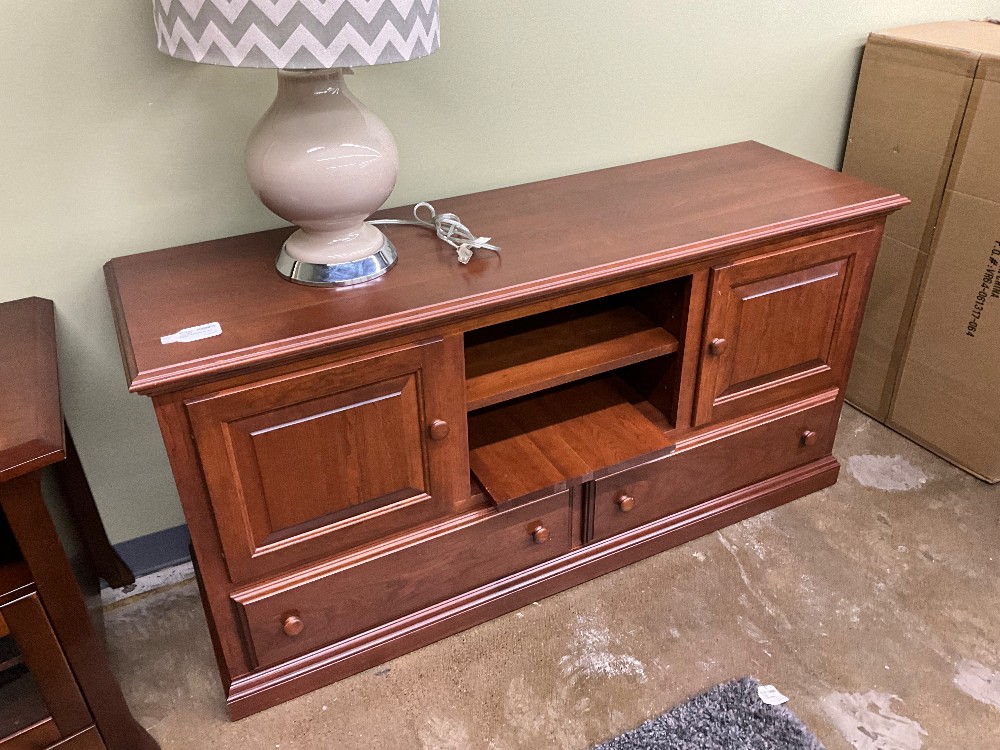 Solid Wood Entertainment Center