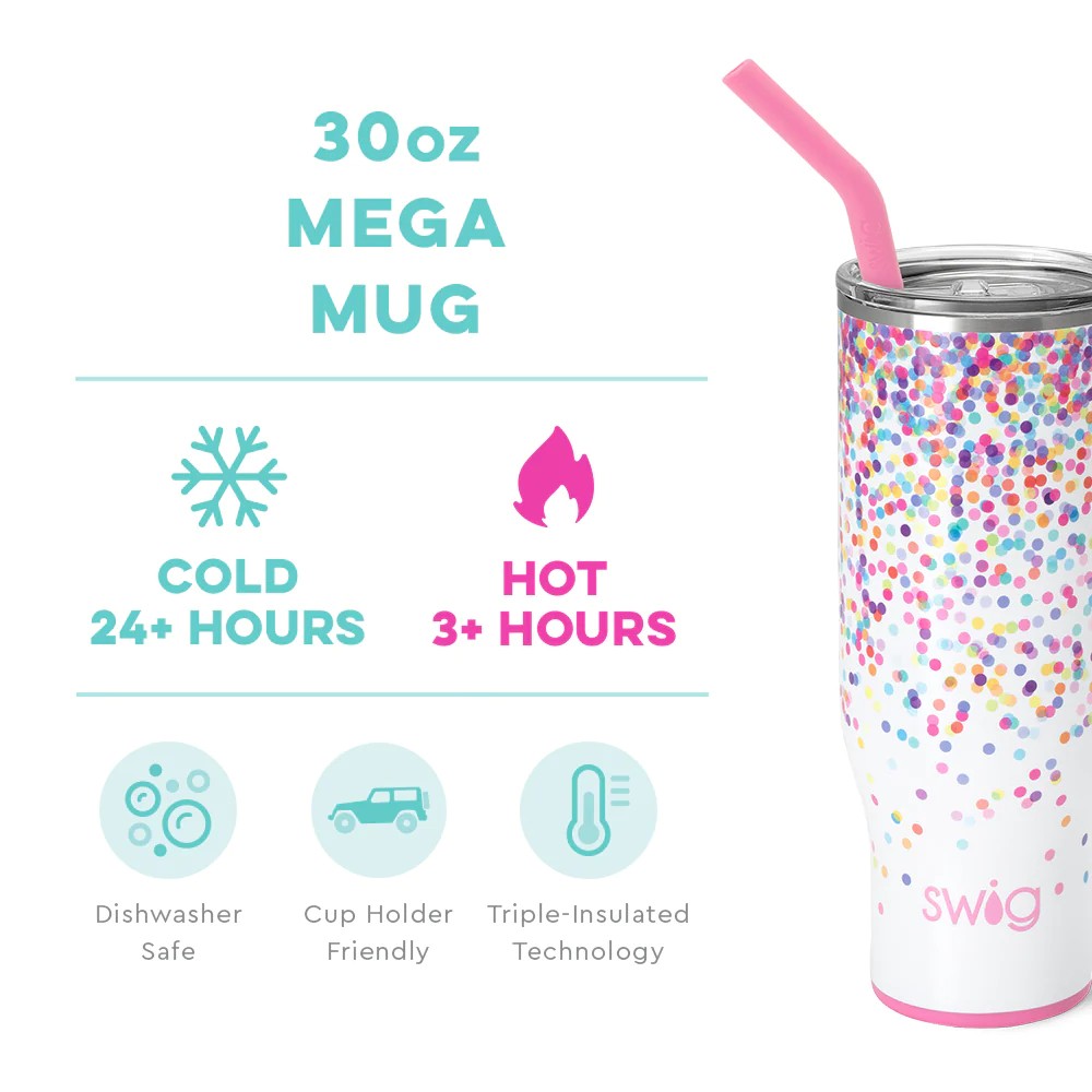 SWIG Confetti Mega Mug (30oz)