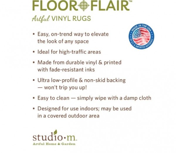 Indian Summer Floral Floor Flair - 2.5 x 7