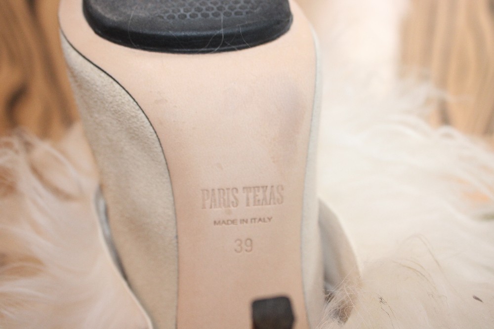 Paris Texas Furry Stiletto Boots Mongolian Fur sz 40
