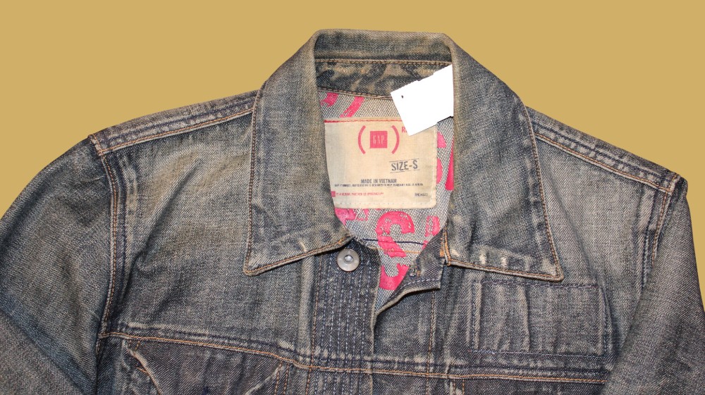 Vintage GAP RED Jean Jacket (Sz S)