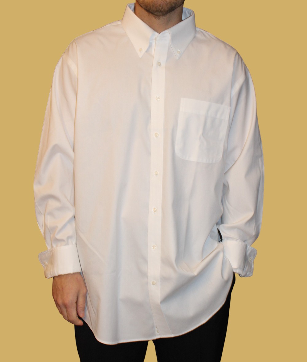 NWT Nordstrom Men's Shop White Button Down (Sz XL)
