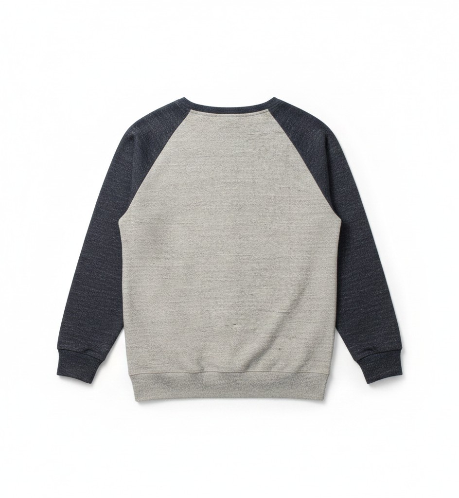 J Crew Henley Ringer Baseball Knit Sweater (Sz M)