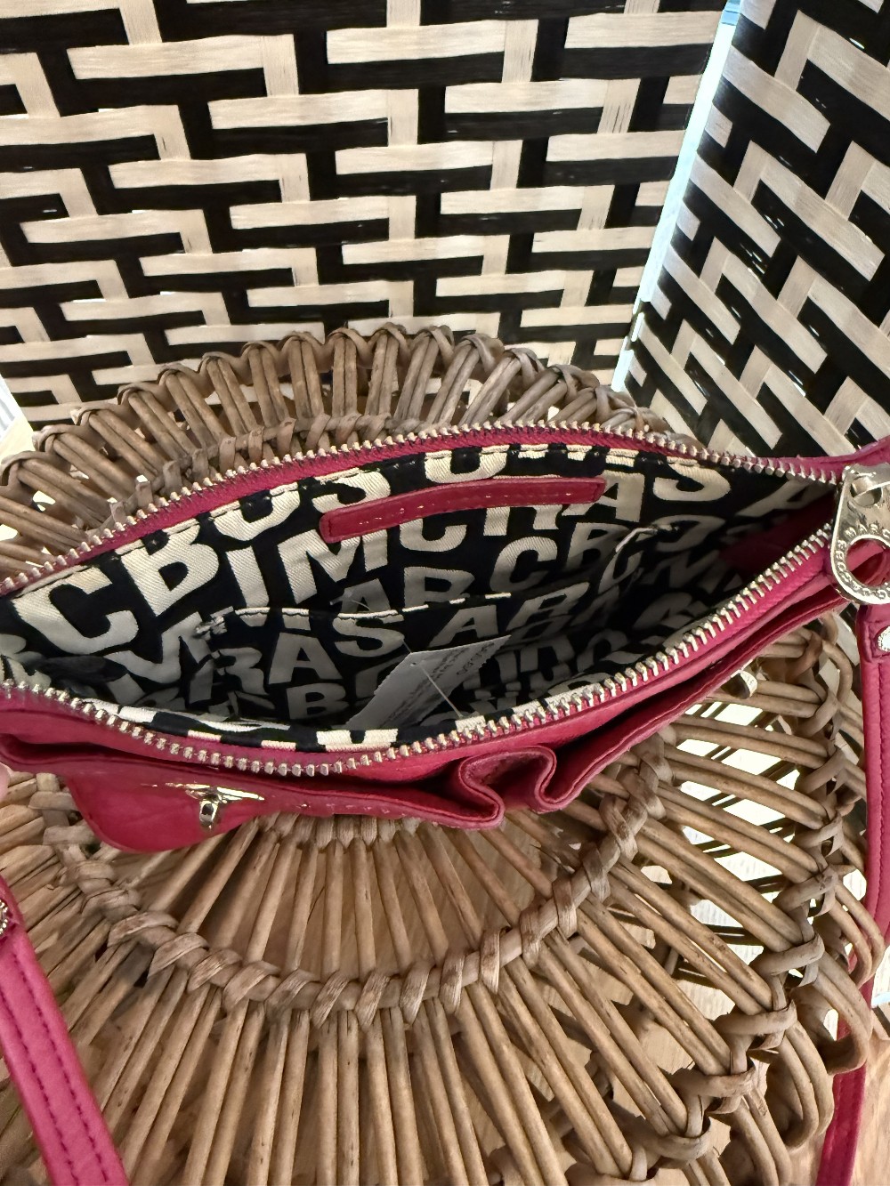 Marc by Marc Jacobs Pink Leather Totally Turnlock Percy Crossbody