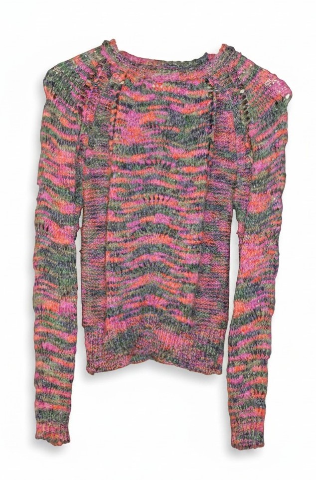 Democracy Colorful Sweater (Sz XS)