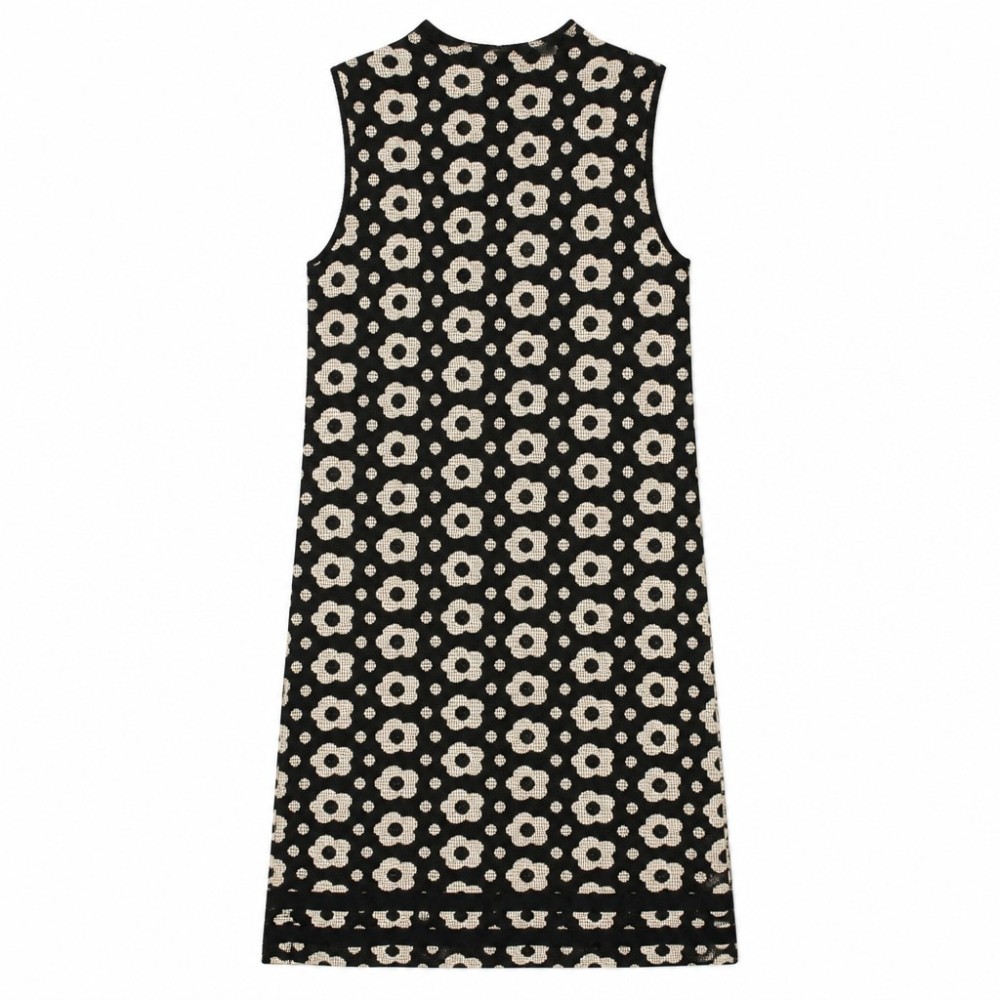 Sashin & Babi Black & White Floral Dress (Sz 0)