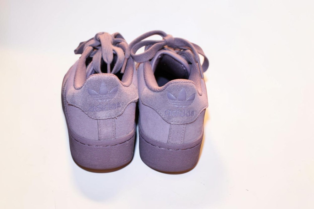 Adidas Violet Superstars Shell Top Platforms sz 6
