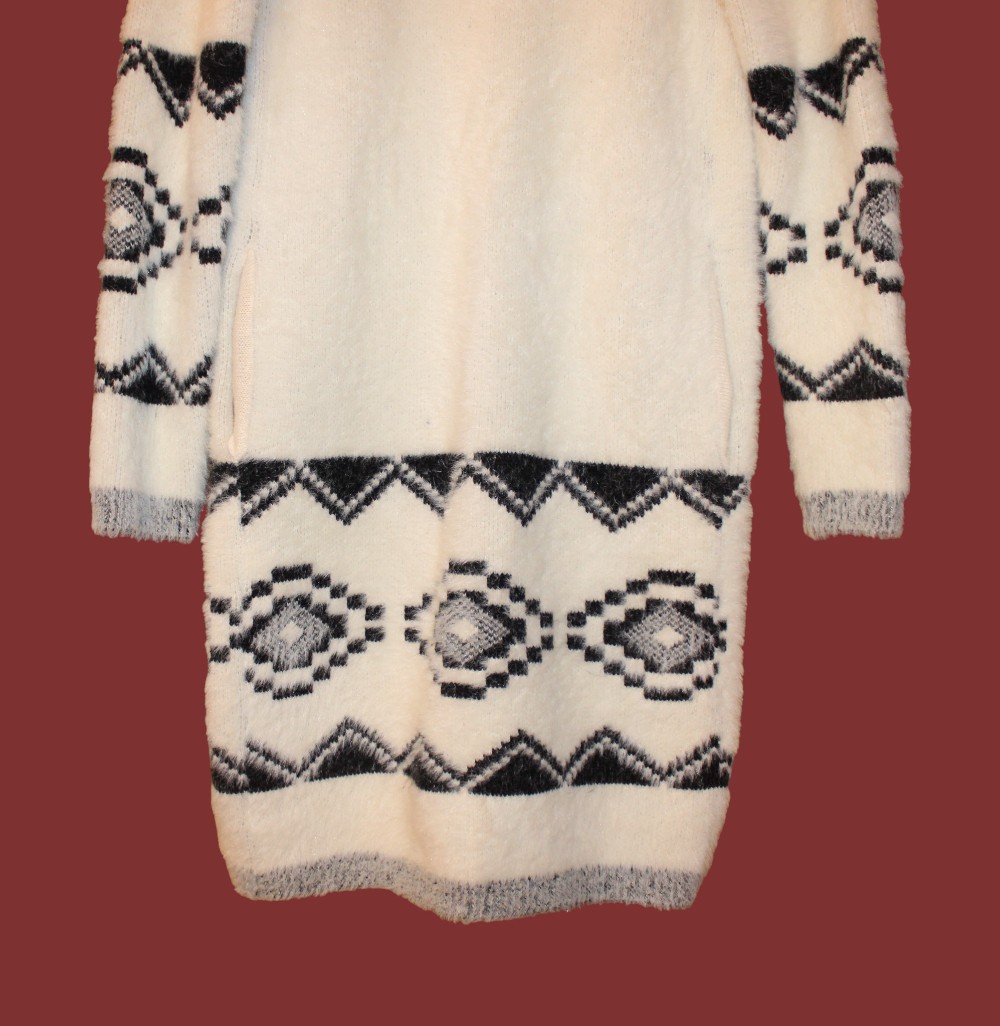 BB Dakota Aztec Open Front Cardigan (Sz XS)