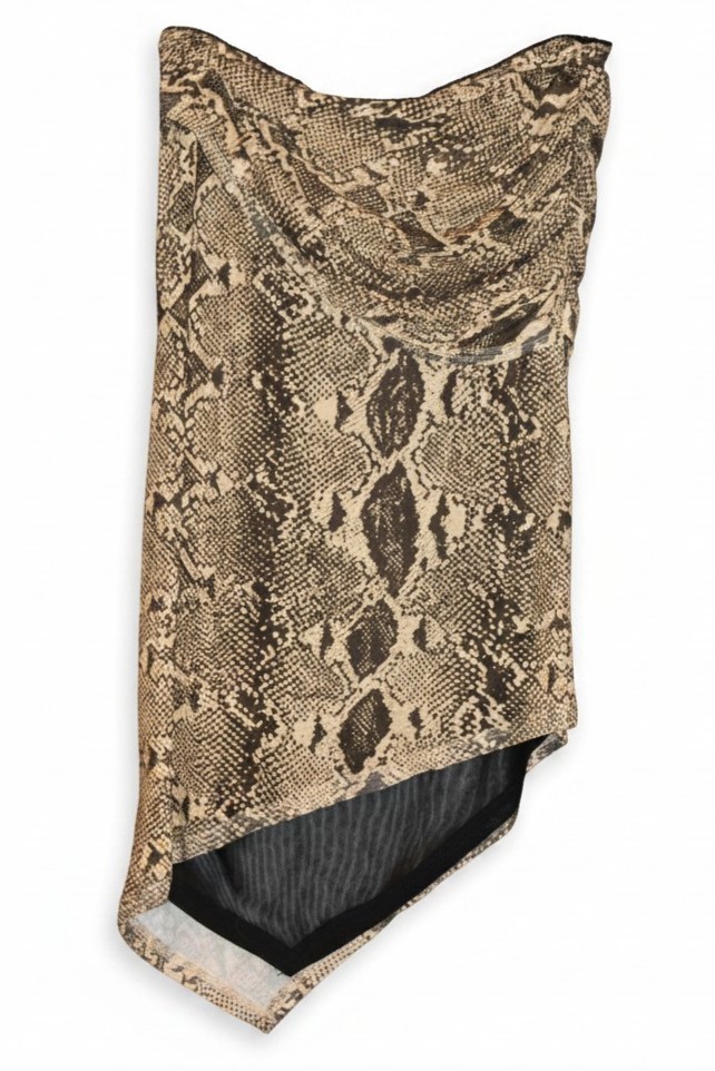 NWT Loucia Snakeskin Mesh Midi (Sz L)