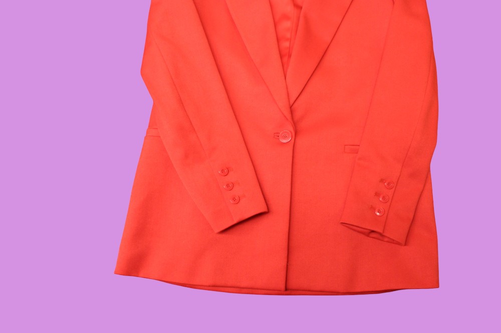 Alice + Olivia Red Denny Blazer (Sz 6)