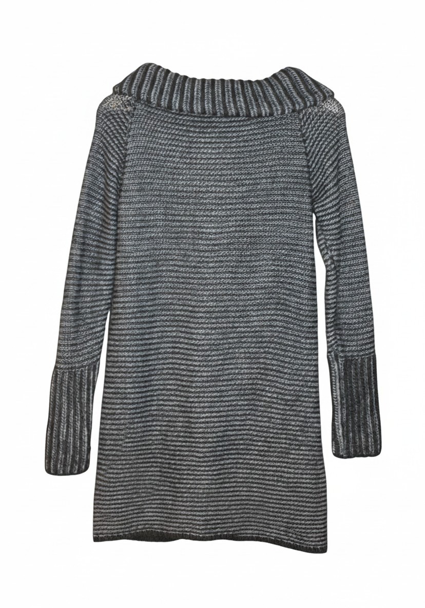 Elisabetta Black and Grey Cardigan (Sz S)