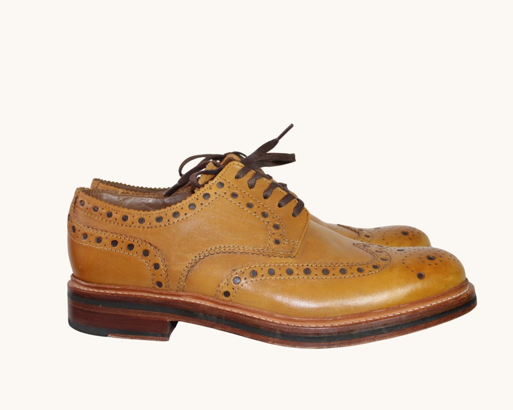 Grenson Stanley Brogue Chaussures Wingtip Oxford (Sz 9.5)