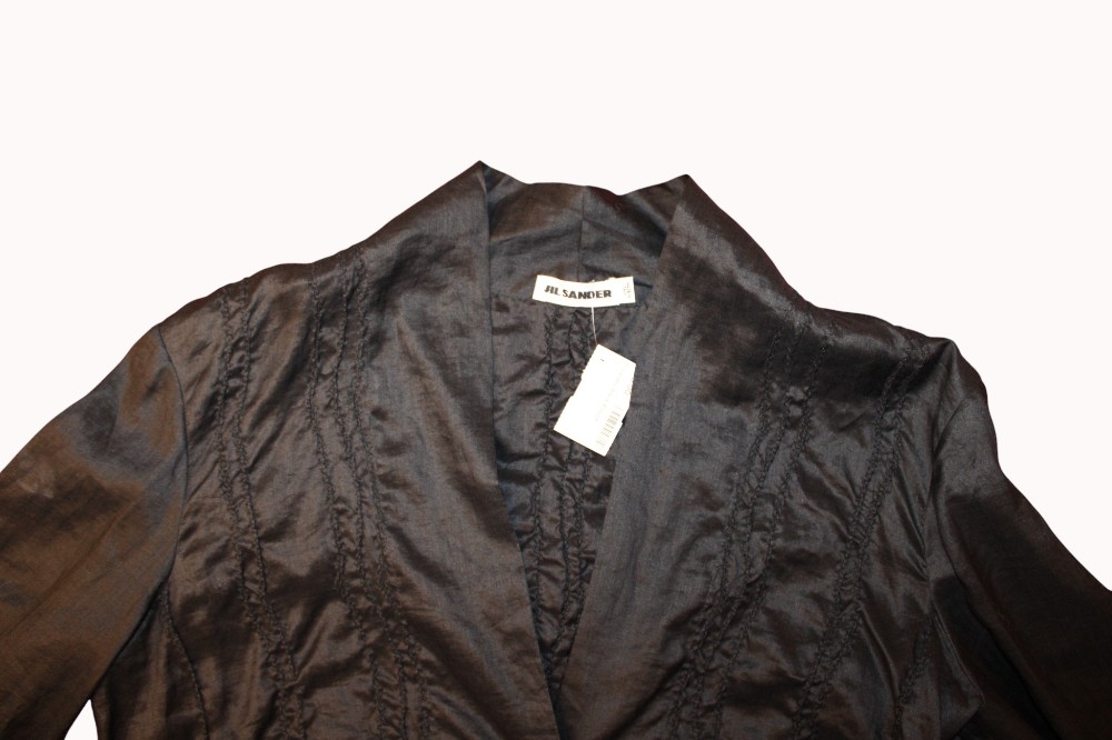 Jil Sander Black Blouse (Sz S)