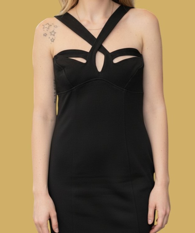 Tadaski Saks Fifth Avenue Indecent Proposal Black Dress (Sz M)