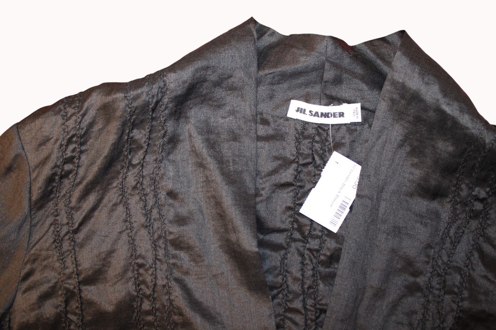 Jil Sander Black Blouse (Sz S)