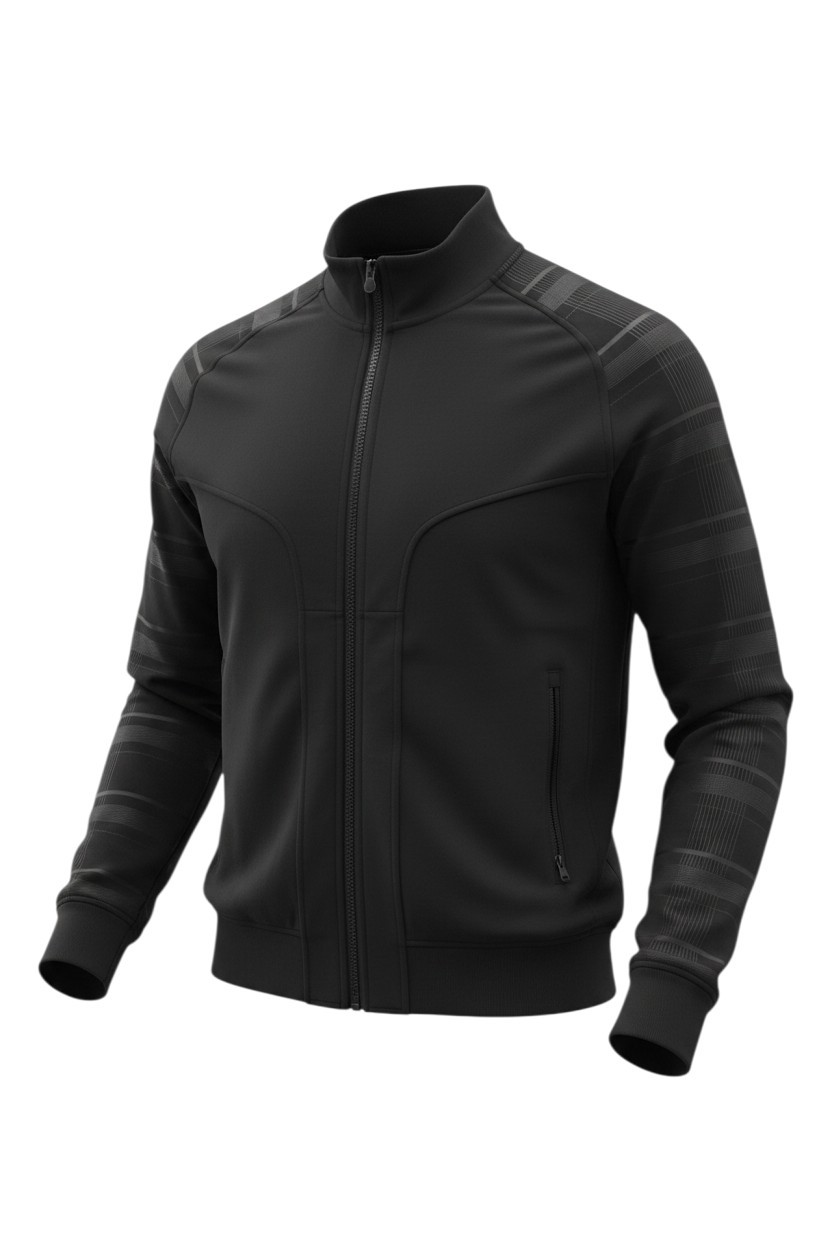 Lululemon Grey/Black Full Zip Track Jacket sz XL