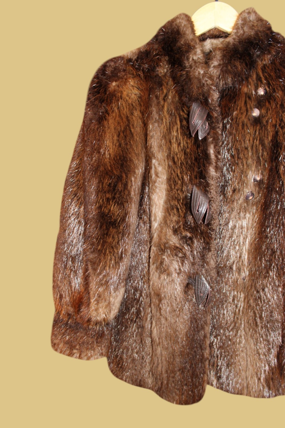 Evans Natural Beaver Fur (Sz S)