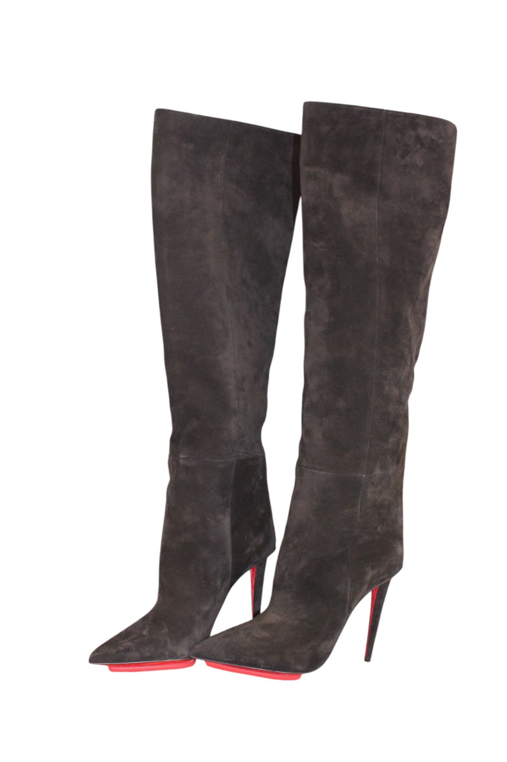 Christian Louboutin Astrilarge Botta Black Velours (Sz 40)