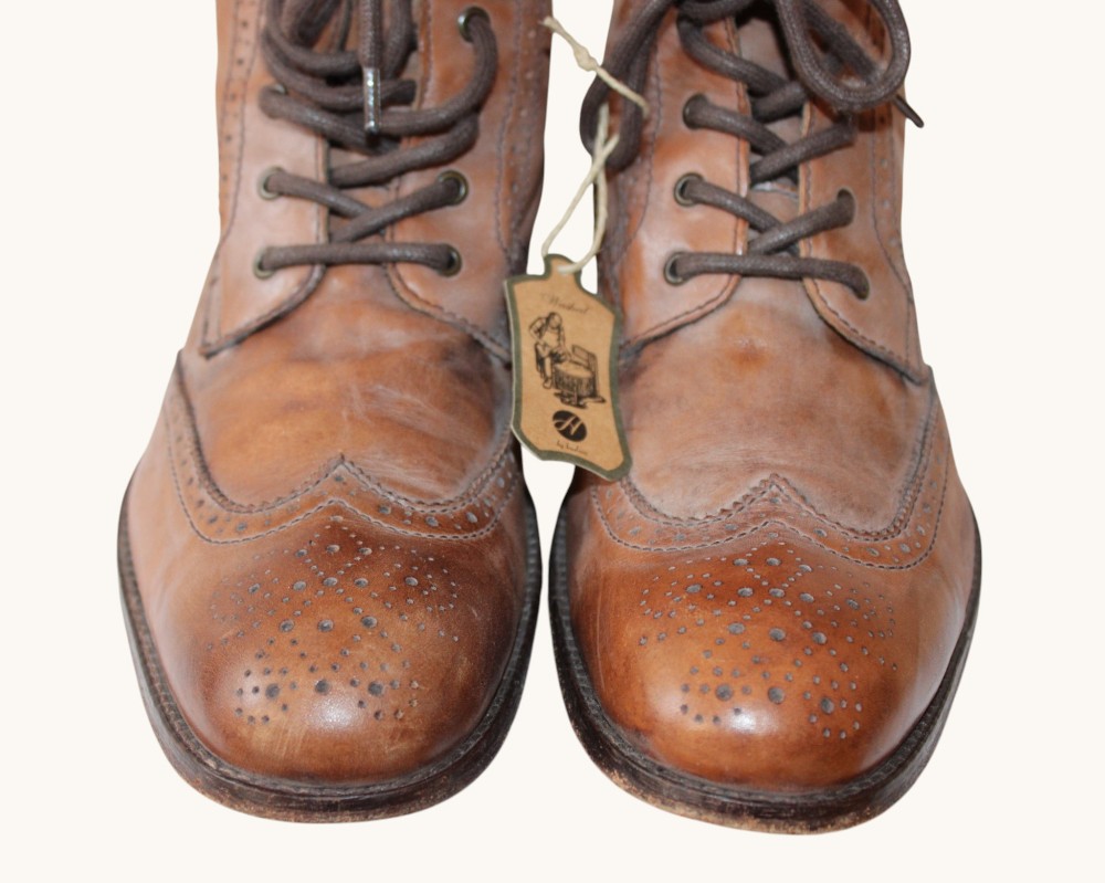 H by Hudson Wingtip Boot (Sz 44)