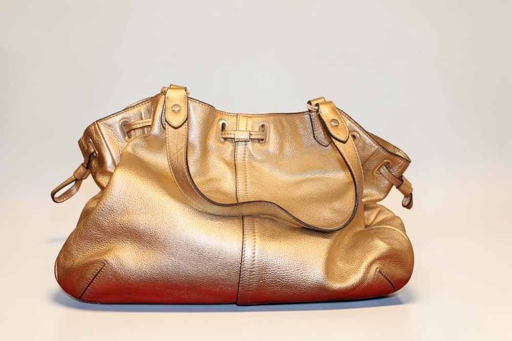 Lauren Ralph Lauren Gold Shoulder Bag