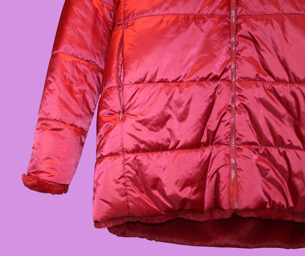 Save the Duck Reversible Puffer/Faux Fur Coat (Sz M)