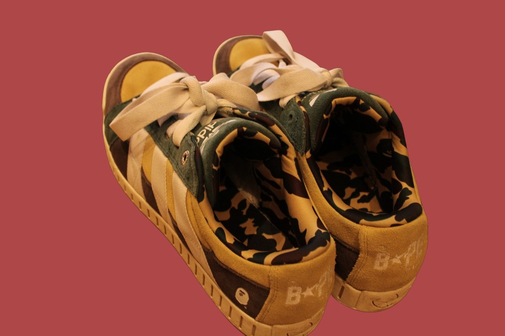 Adidas A Bathing Ape Lawsuit N Bape 1st Camo Low Suit sz 12