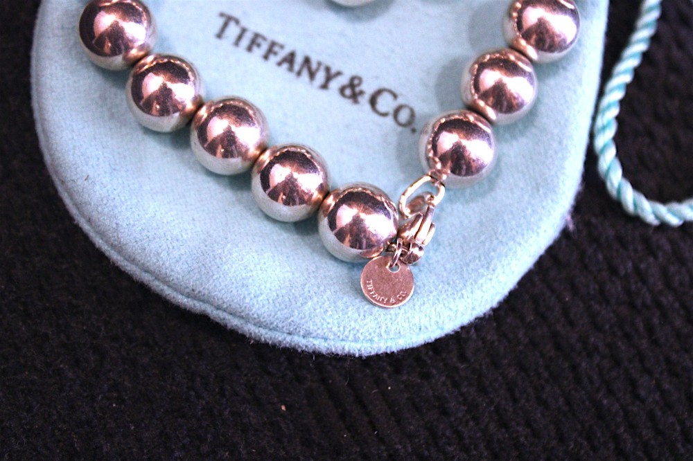 Tiffany & Co 10mm Sterling Silver Ball Bracelet