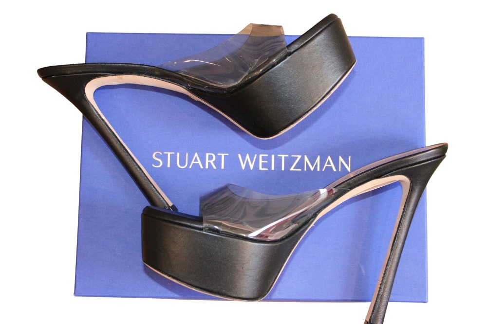 Stuart Weitzman Tia Hollywood Platform Stilettos
