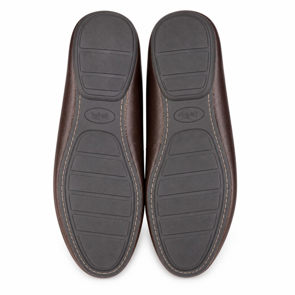 Coach Odette Metallic Grey Loafers (Sz 8-8.5)