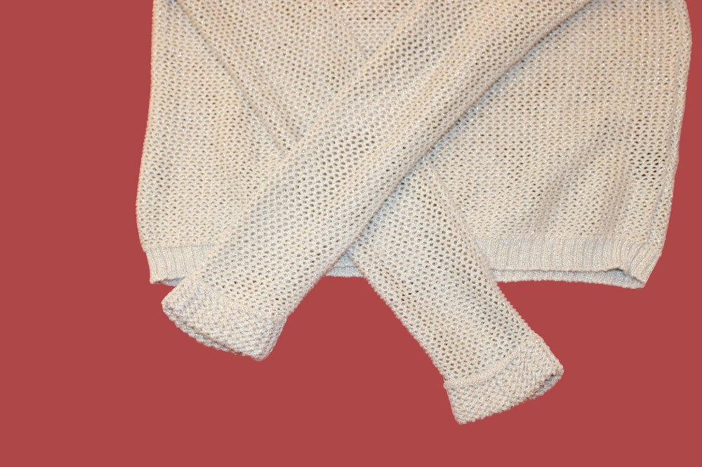 BYCORPUS Knit Grey/Silver Sweater (Sz S)