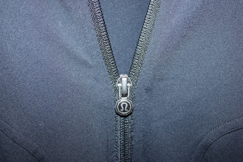 Lululemon Grey/Black Full Zip Track Jacket sz XL
